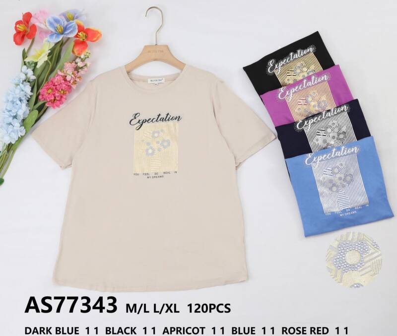 Bluzki damskie Roz M/L-L/XL, Mix Kolor Paczka 10 szt 1